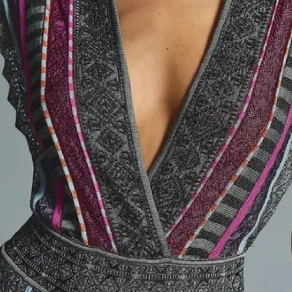 Striped Sexy Multicolor Jumpsuit - Picture 11 of 12